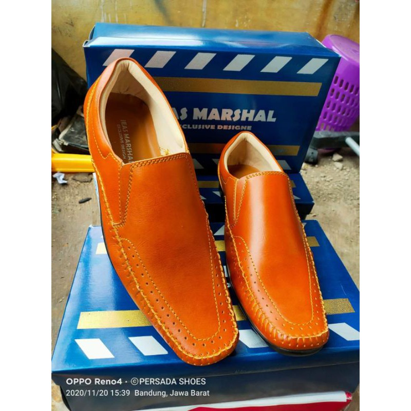 Sepatu Casual Kulit Pria Jeas Marshal Kr 101 ( Produksi Sendiri )