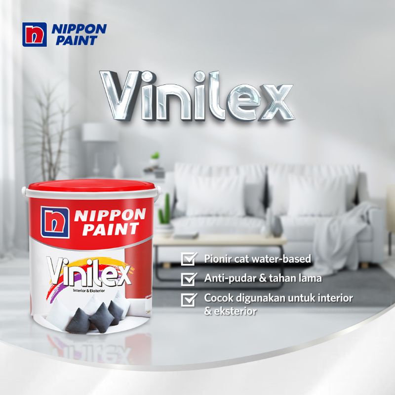 Cat tembok vinilex 5000 interior oplos/tinting