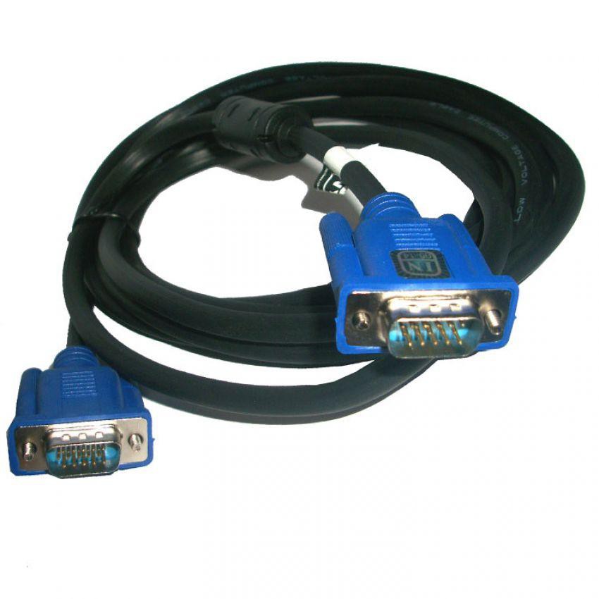 Trend-Universal Kabel VGA Male to Male 3+6 Pin 3M – Hitam