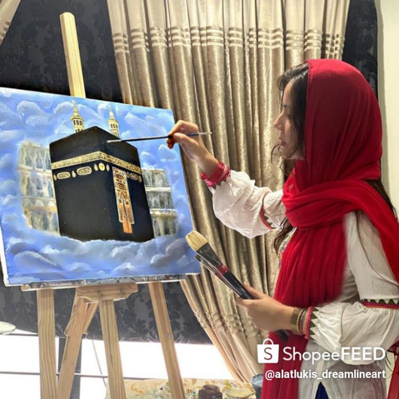 

Kanvas Lukis 40x60cm / Cat Acrylic Dreamlineart / Kuas No.1 / Palet / Paket Lengkap