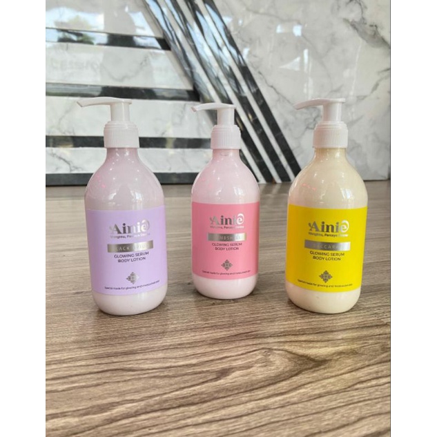 Jual Ainie Glowing Serum Body Lotion varian (BOMBSHELL) Shopee Indonesia