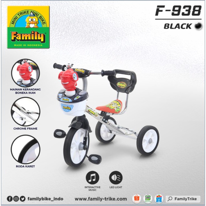 SEPEDA ANAK RODA 3 FAMILY 938 ORIGINAL