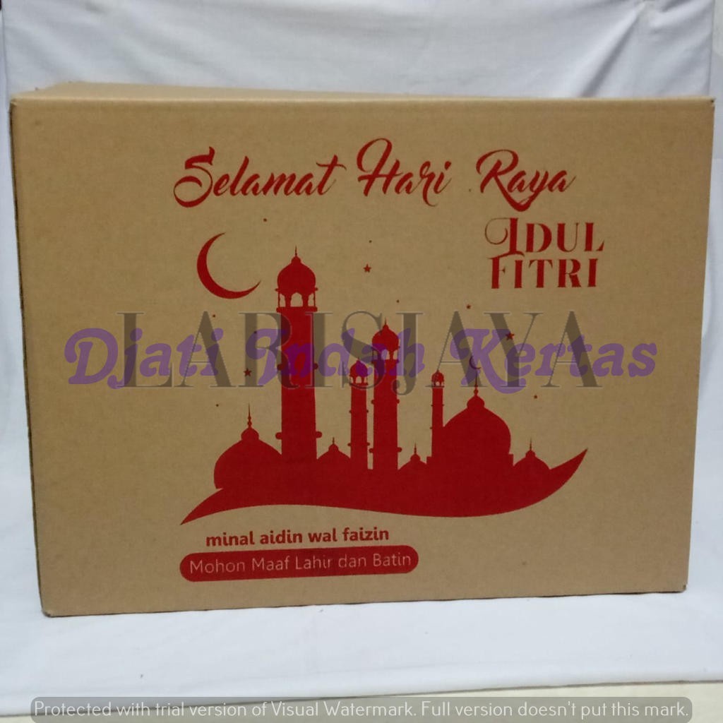 

DISKON !!! Kardus Idul Fitri / Kardus Lebaran / Kardus Parcel / 1 warna (Uk. 30x30x40) 10pcs