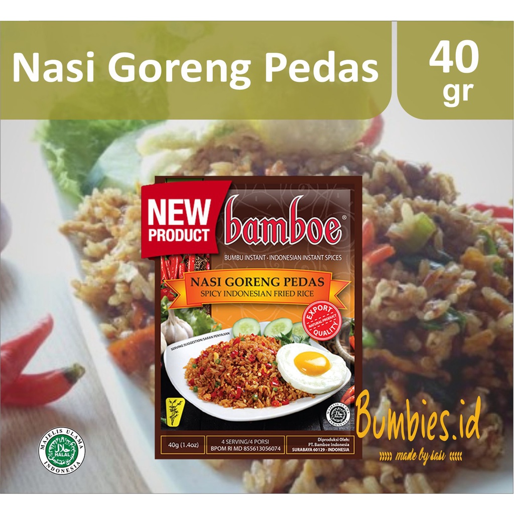 Bumbu Bamboe Nasi Goreng Pedas | Spice Mix for Spicy Indonesian Fried  Rice | Bumbu Nasi Goreng