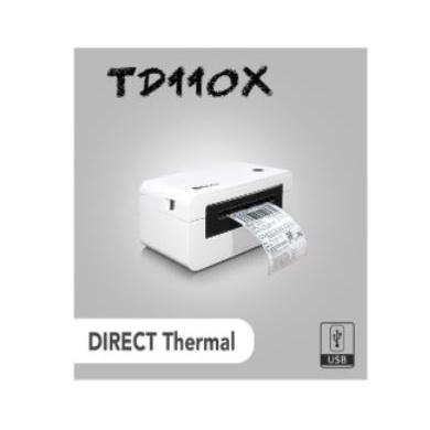 Printer thermal barcode label Blueprint wired usb b 2.0 203dpi 110mm bp td-110x td110x