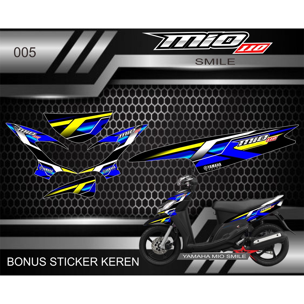 striping mio smile variasi racing