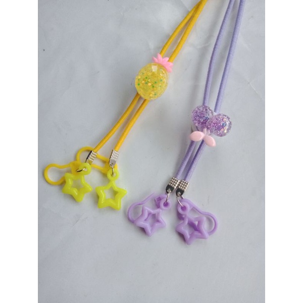 strap masker anak clay 2in1 lucu 1pcs(beli 10pcs free 2pcs)