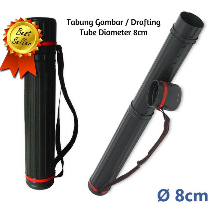 Tas Tempat Tabung Gambar Kertas Desain Drafting Tube VTec Diameter 8cm Arsitek Teknik Sipil