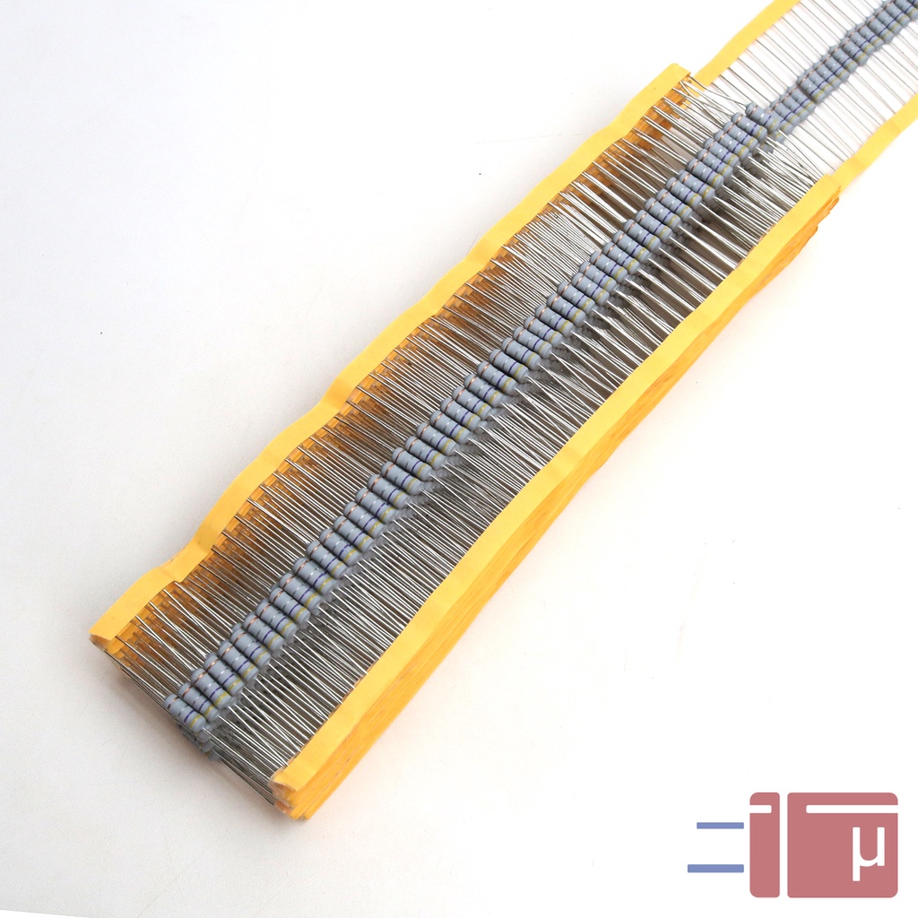 x10 Resistor 0.47R 0.47 Ohm 1W Metal Oxide 5% Taiwan Kaki Tembaga