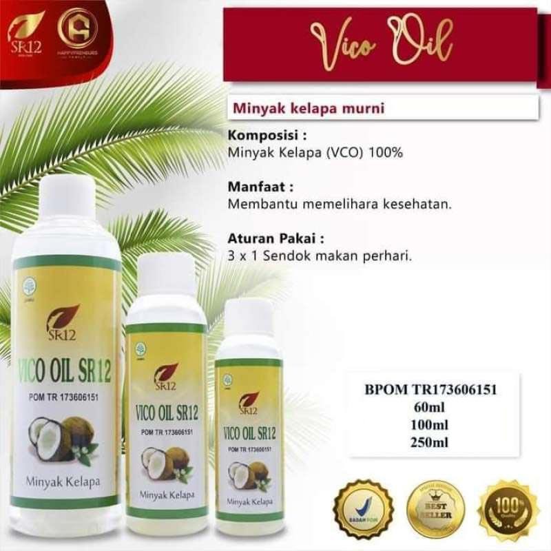 VICO OIL SR12/ Minyak VCO/ Minyak Kelapa Murni