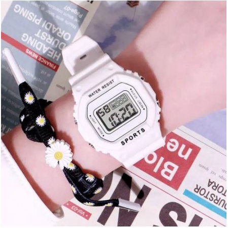 Jam Tangan Wanita Fashion Korea Style Digital Sport LNR 1175