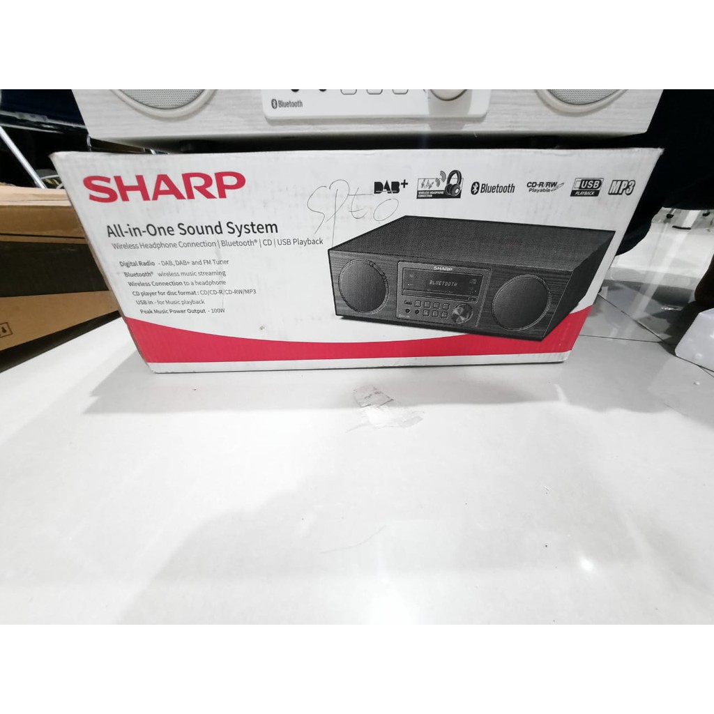 SHARP SPEAKER AUDIO BLUETOOTH DVD USB XL BB 20 D 300 BL SUPER BASS