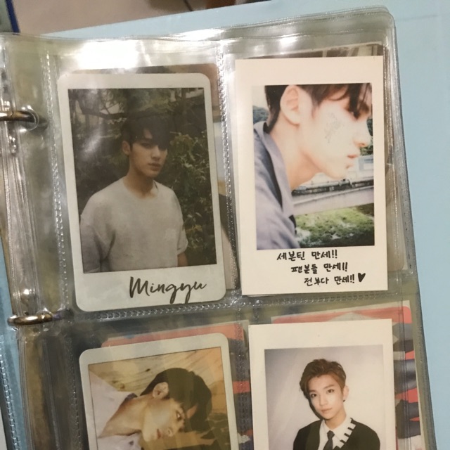 mingyu al1 and boys be photocard