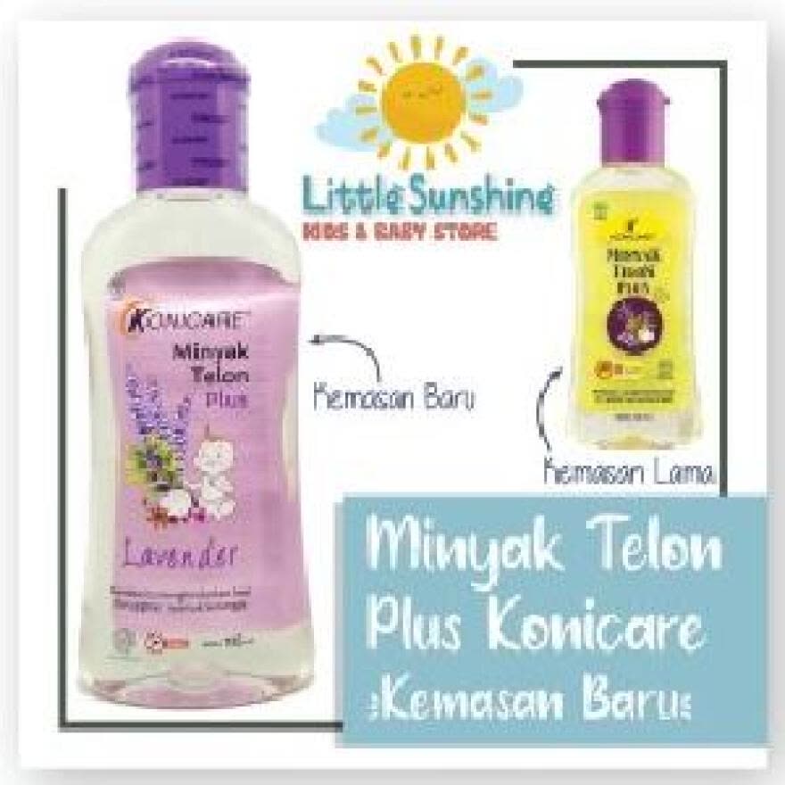 Konicare Minyak Telon Plus [125 mL] Kemasan Baru