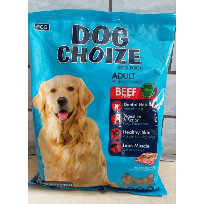 Dog Choize Beef 800gr | Makanan Anjing Dog Choize Beef 800gr
