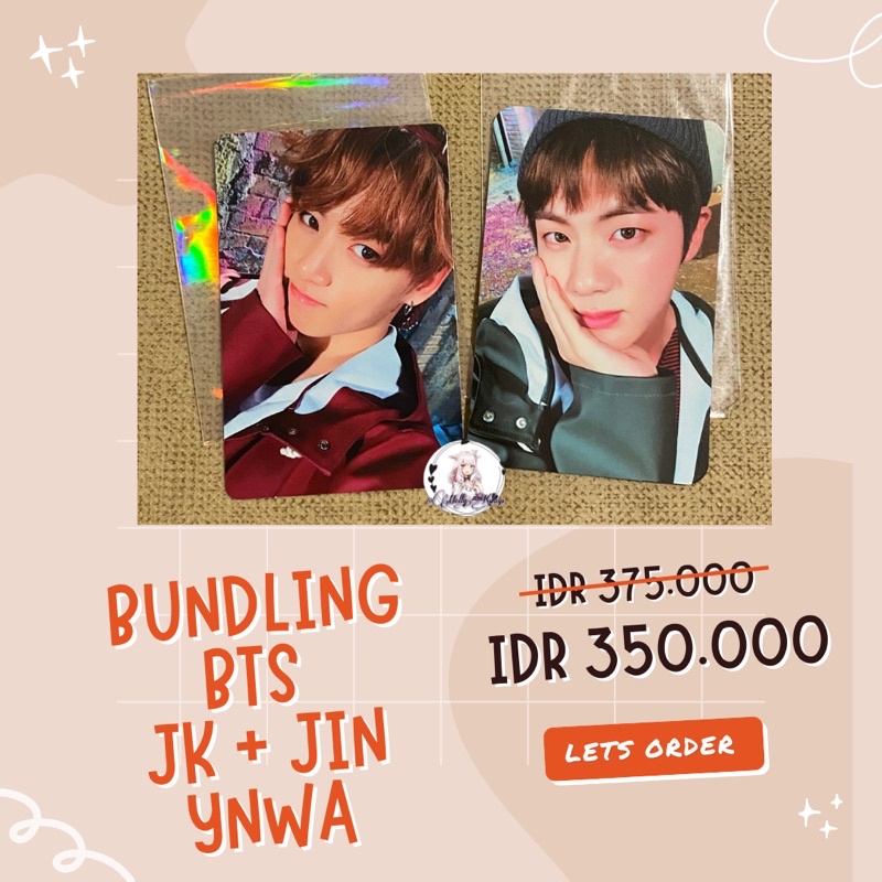 [READY] PHOTOCARD PC BTS YNWA JUNGKOOK JIN PC JK SEOKJIN JHOPE RM NAMJOON JIMIN SUGA YNWA LOVE YOURS