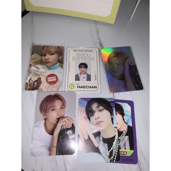 PHOTOCARD HAECHAN STICKY, PASSCARD SMCU, SEASON GREETINGS, PHOTOPACK, MATCHING CARD GAME