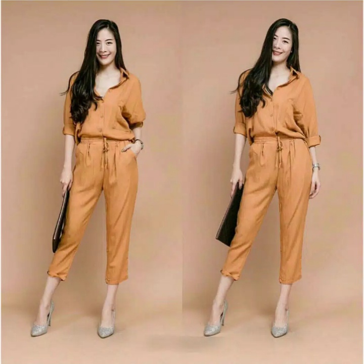 [GLFK] Jumpsuit Jumbo / Jumpsuit Wanita Jumbo / Jumpsuit Polos Jumbo / Jumbo Jumpsuit Murah