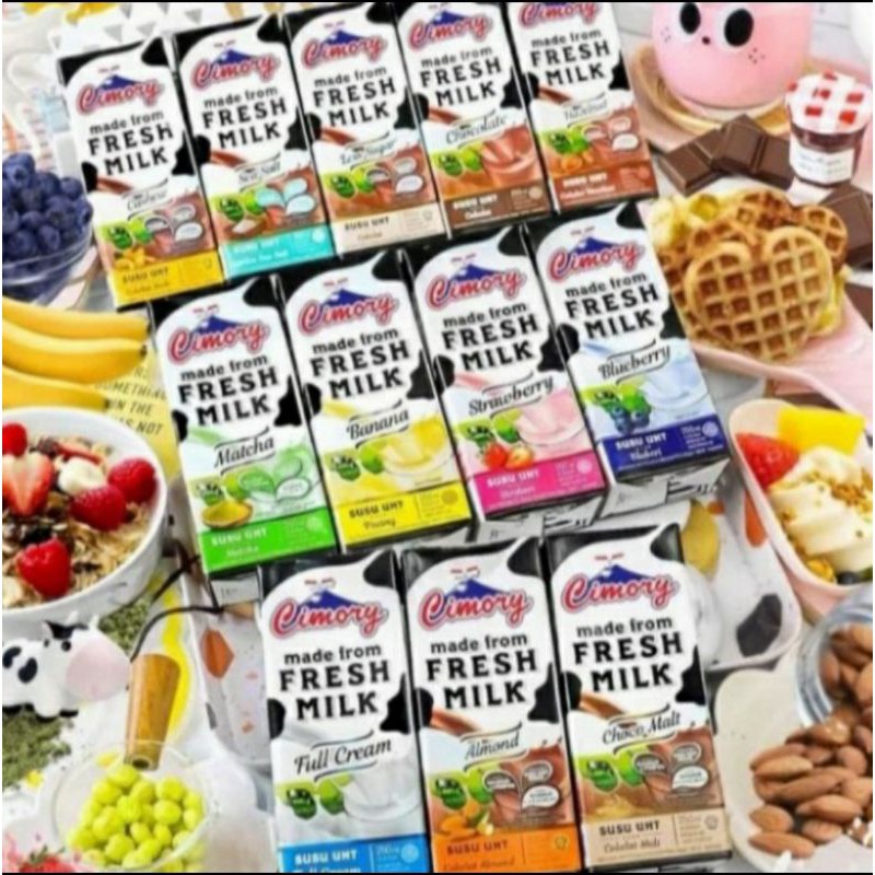 

Susu UHT Cimory Fresh Milk 250 ml all varian