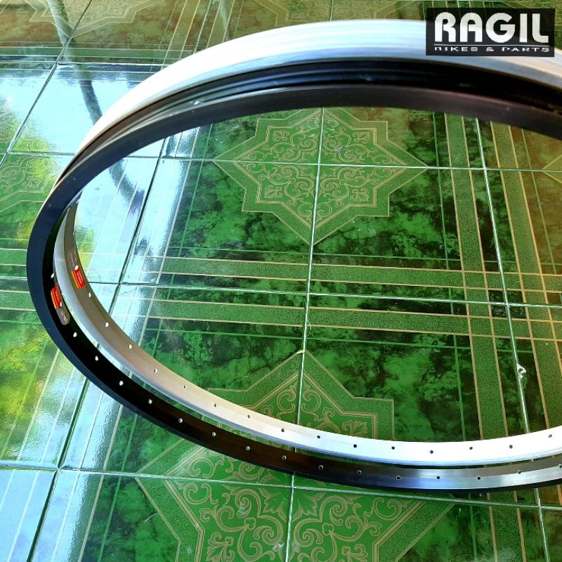 VELG RIMS 26 ARAYA VP21 VP 21 SEPEDA MTB FEDERAL LUBANG 36 HITAM SILVER 26 x 1.50 26x1.50 ETRTO 559 