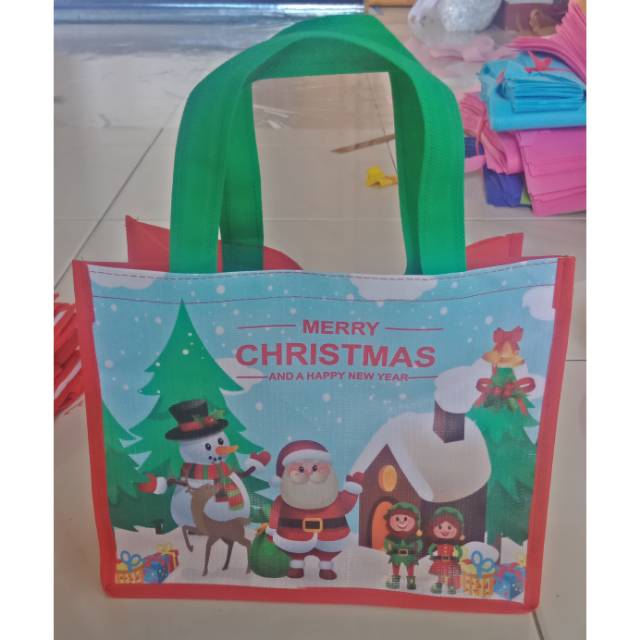 

tas souvenir natal goodie bag natal tas natal