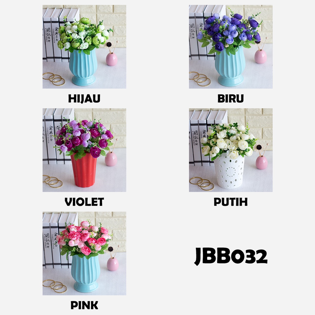 Bouquet bunga JBB032 Artifisial Dekorasi Rumah l Happyonshop