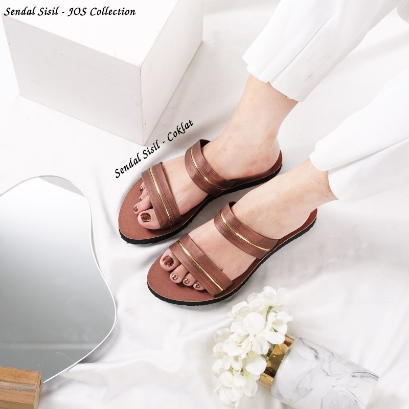 Sandal Selop Wanita Bahan Spon Anti Licin - Sisil by JOS Collection