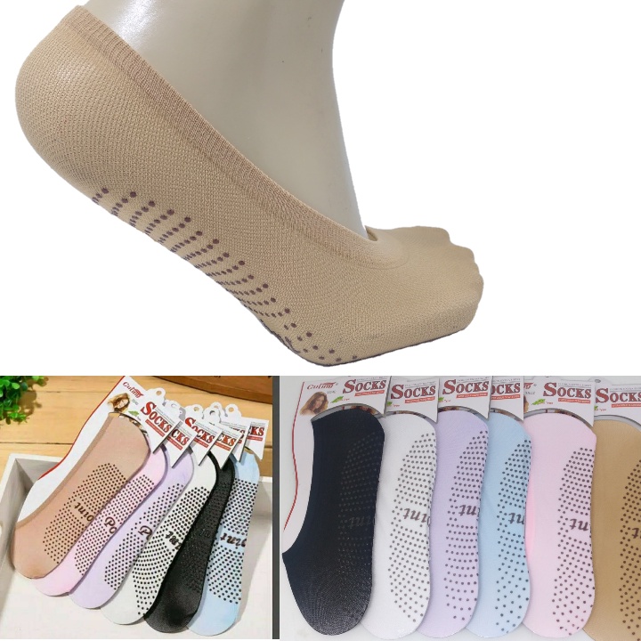 KAOS KAKI BALET INVISIBLE WANITA ANTI SLIP