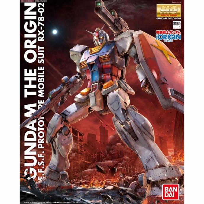 Produk Terbaik] bandai MG 1/100 RX 78 2 gundam The origin ,tipe terbaru rx78-2,rx-78-2
