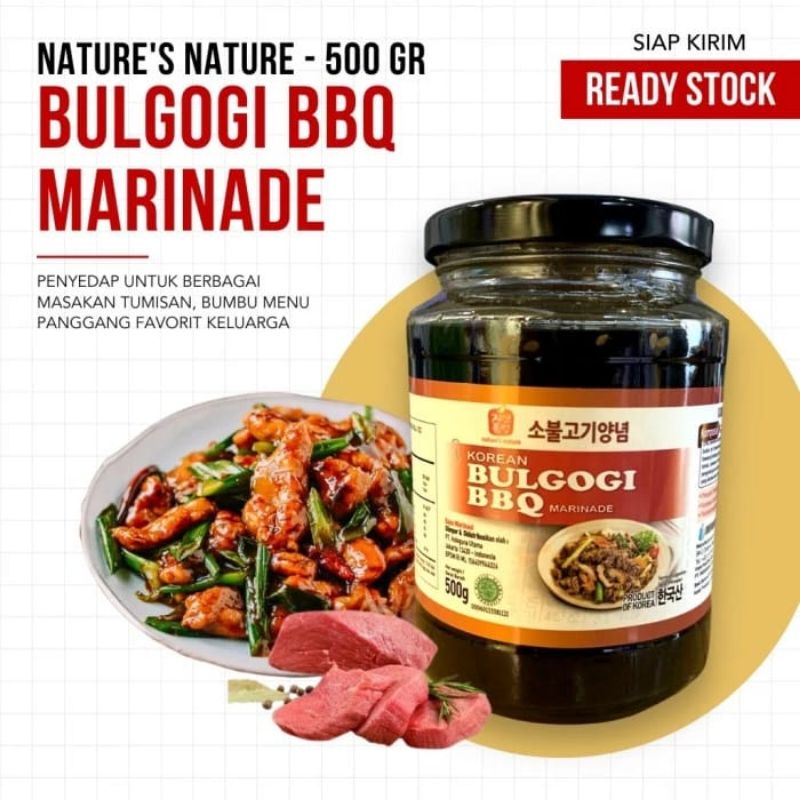 jinsung saus bulgogi kalbi korean bbq sauce 500gr