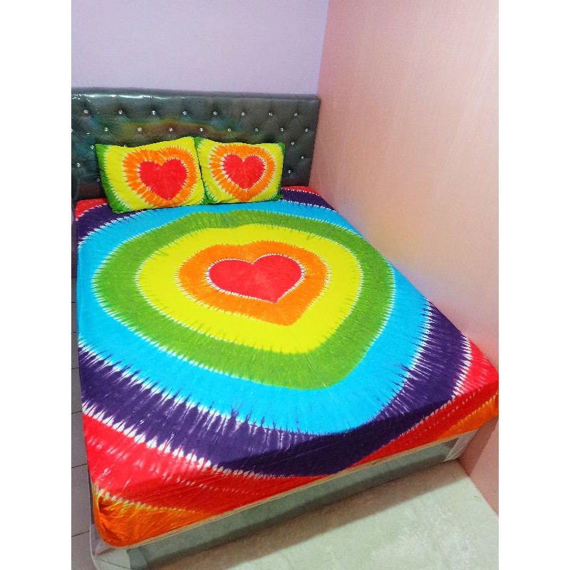 sprei rainbow love