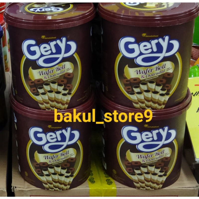 Gery Wafer Roll &amp; Ekstrudat 350Gr / 400gr Kaleng