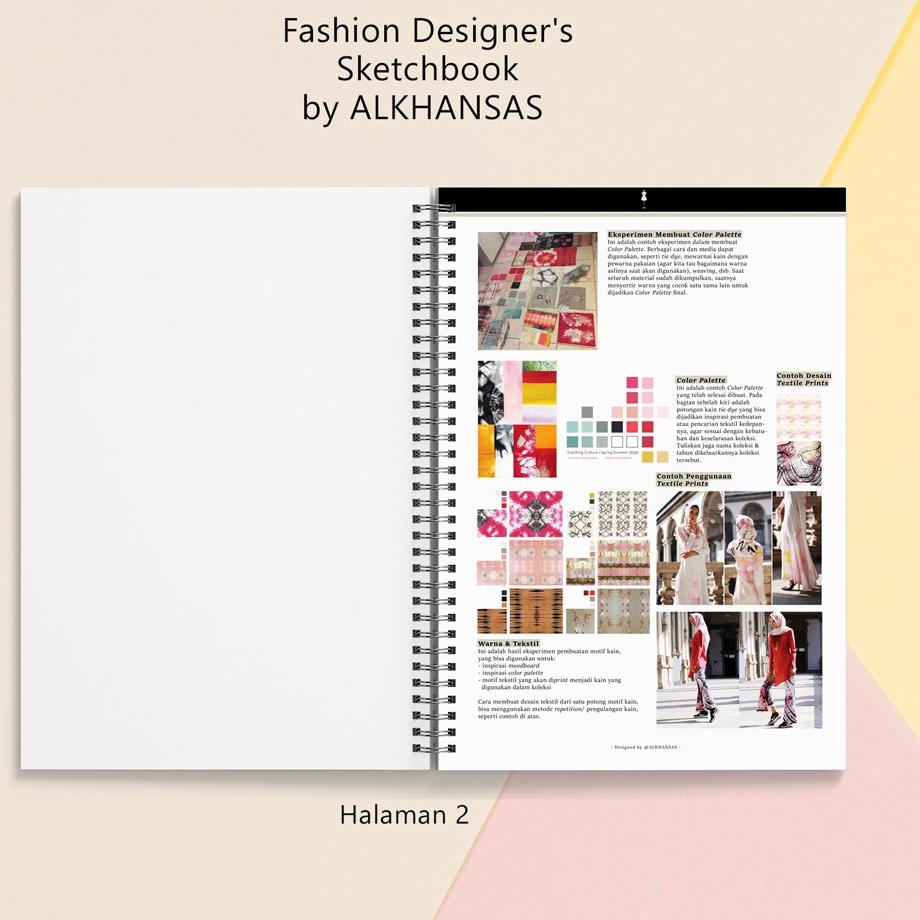 

[PRODUK LIJMD] Alkhansas - Buku Gambar Fashion Designer (Fashion Designer's Sketchbook) Volume 8 NTC