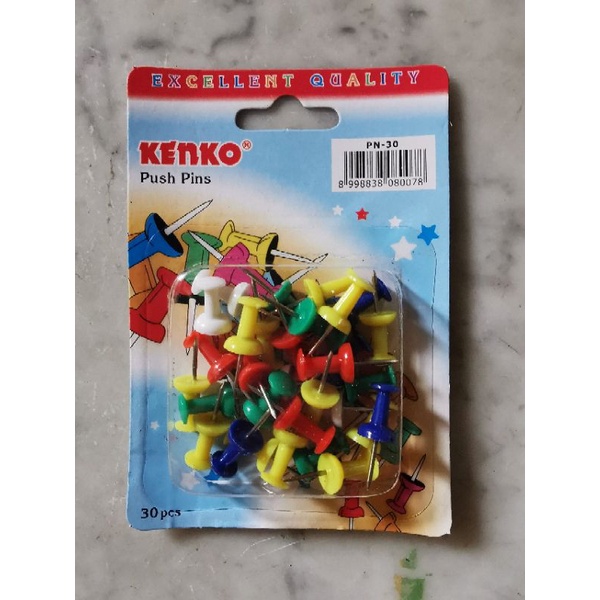 

push pin (paku payung) warna kenko