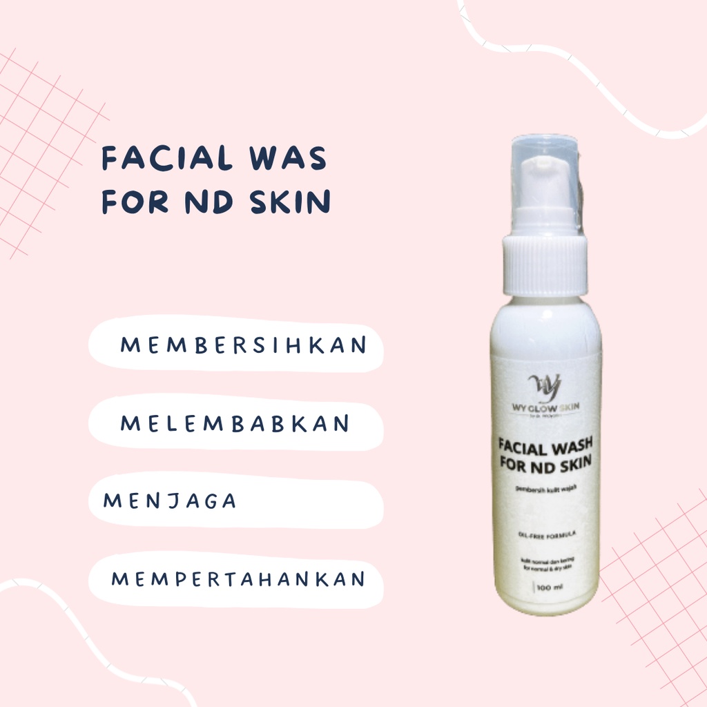 Sabun Cuci Muka Glowing Bpom Dr. Widyarini Facial Wash For ND Skin Sabun Muka Untuk Kulit Normal dan Kering BONUS Hand Sanitizer &amp; FREE Packing Bubble Wrap