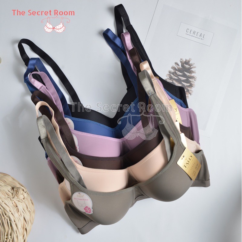 TALLY BRA BH 2077 I CUP B BESAR | SIZE 34-40 I TANPA KAWAT I BUSA TIPIS