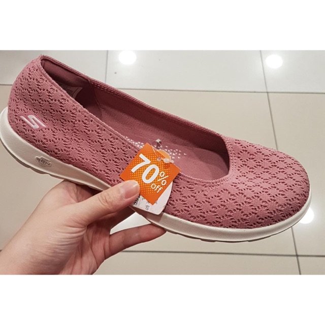 Sepatu Skechers Go Walk Lite Loveable Mauve