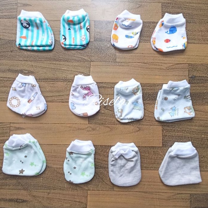 3 PCS Set Sarung Tangan Kaki Bayi bayi baru lahir Sepasang Sarung Tangan Sarung Kaki Bayi Newborn