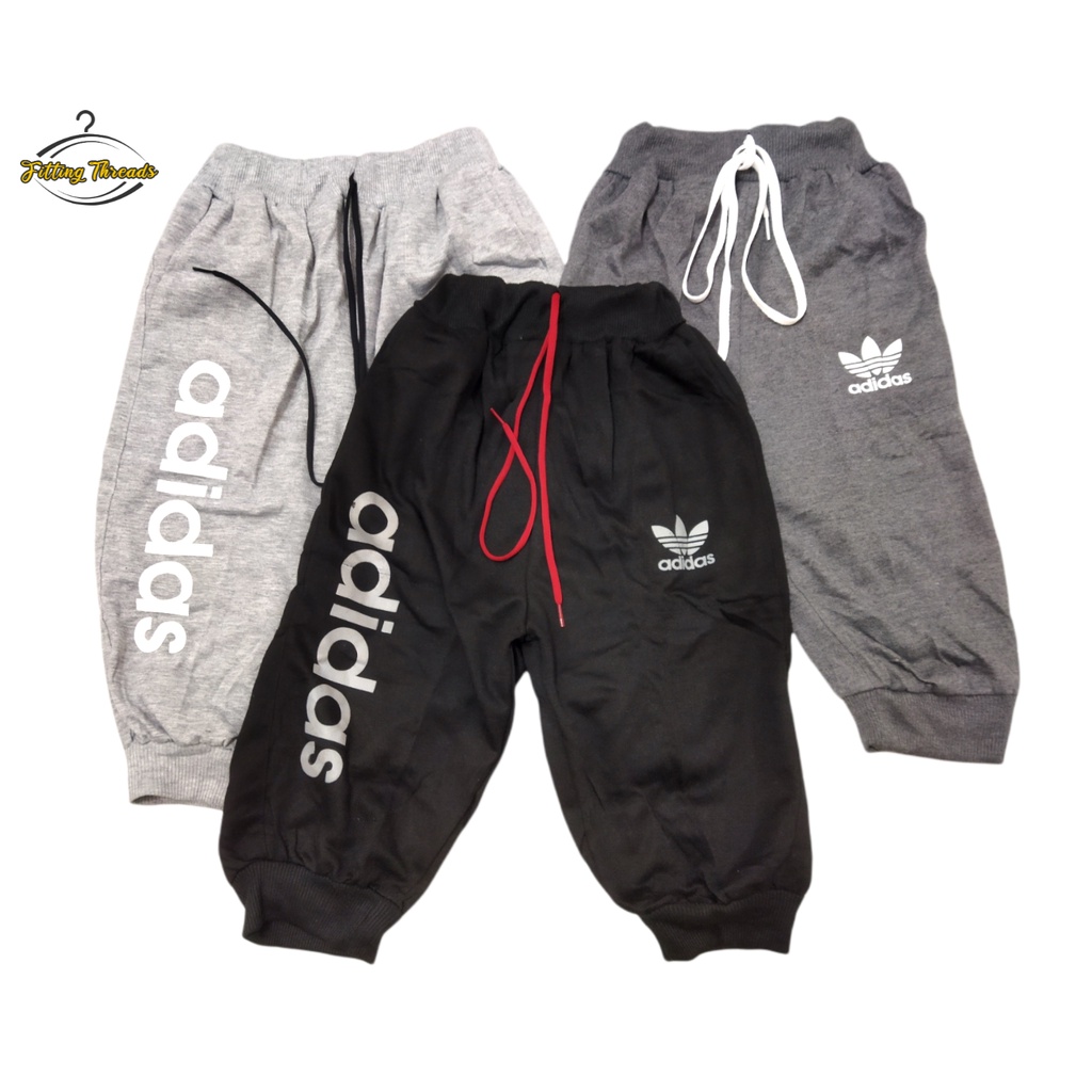 Celana Joger Pants 7/8 Jogger Pendek Training Adidas Remaja Dewasa Cowok Cewek / Celana Jogger Olahraga Harian Pria Wanita