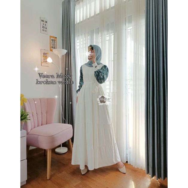 Gamis Brokat Butik/ veera maxy by athata dzee || gamis lebaran 2022-2