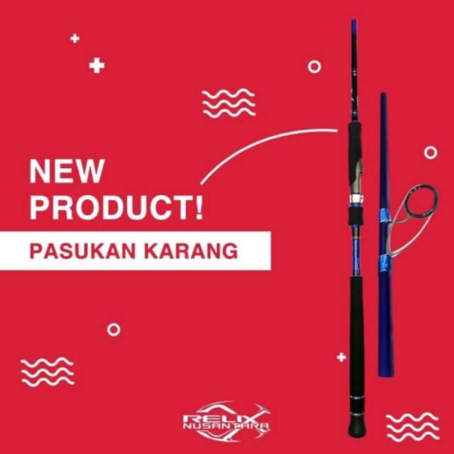 Joran pasukan karang 30 lb relix nusantara