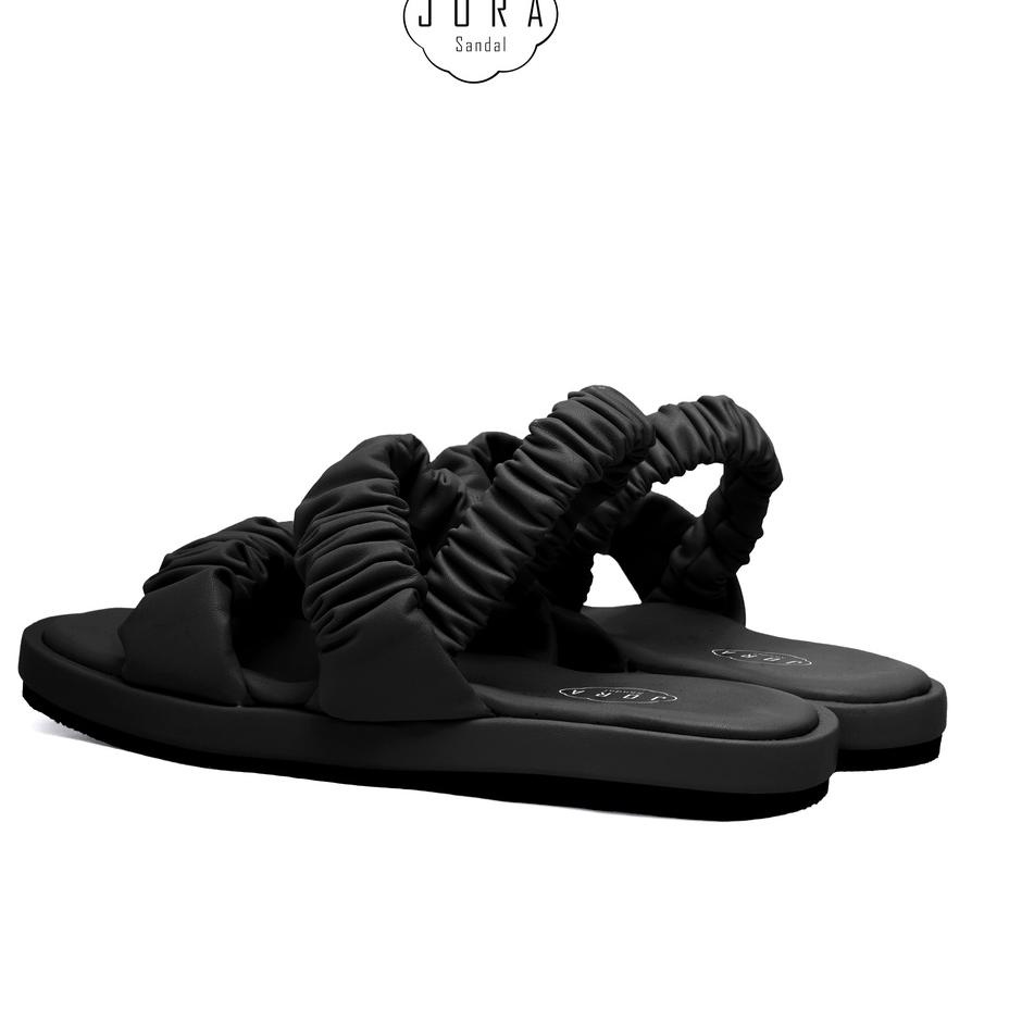 Terbaru.. JORA - Sandal Wanita - Lumie Hitam