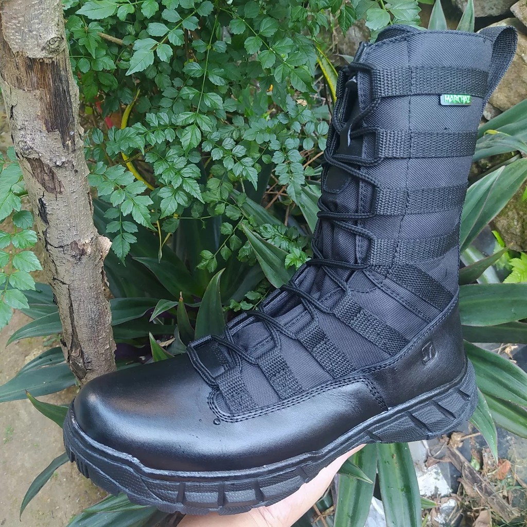 SEPATU PDL NINJA WEBA MARCHAZ KULIT SAPI ASLI SEPATU PDL DINAS LAPANGAN TNI POLRI SECURITY SATPAM