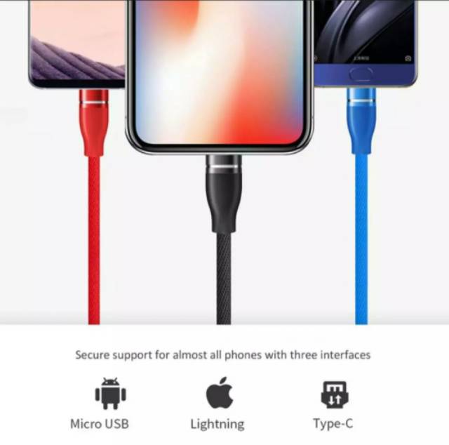 Joyseus USB Cable 3 in 1 - multicolor