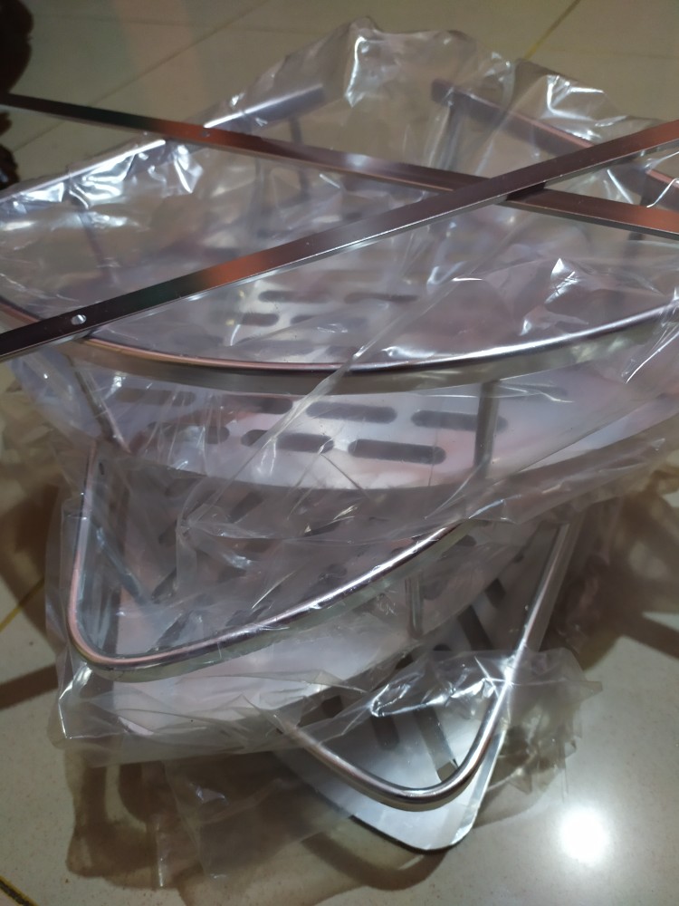 Tempat Sabun Mandi Cair Multifungsi Tempat Shampoo Serbaguna Alumunium