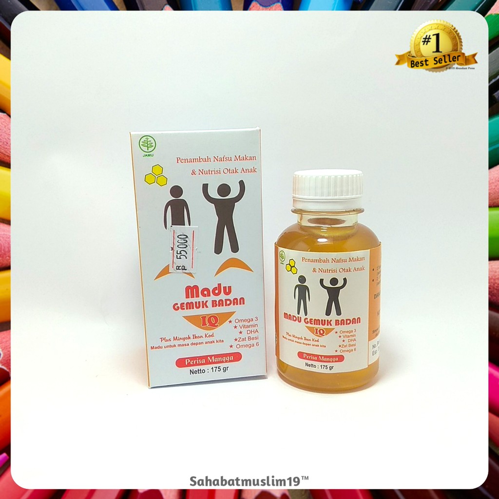 

Madu Gemuk Badan Perisai Mangga Nutrisi Anak & Nafsu Makan 175gr