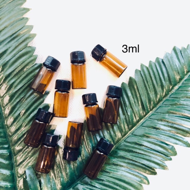 

3ml Botol Sampel Kaca Kecil Essential Oil Sample Isi 10pc Kemasan Kosmetik Isi Ulang Sharing Bottle Mini