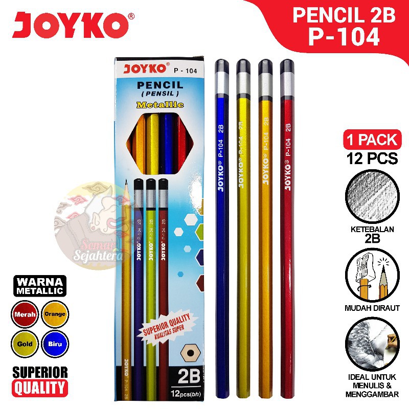 

[PAK] PENSIL JOYKO P-104 2B*