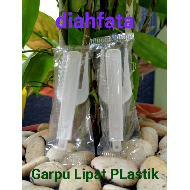 10 Pcs Garpu Lipat PLastik