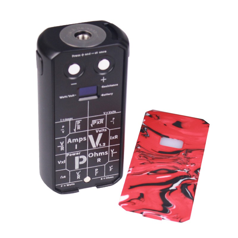 Augvape Druga Foxy Black Frame 150W Box Mod - RED WHITE RESIN - [Authentic]